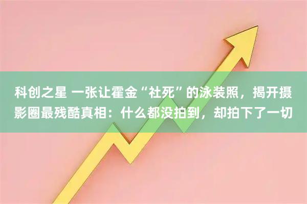 科创之星 一张让霍金“社死”的泳装照，揭开摄影圈最残酷真相：什么都没拍到，却拍下了一切